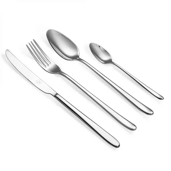 Набор столовых приборов на 6 персон Gaia, 24 предмета, нержавеющая сталь, Broggi, Италия, 1150500D05 - изобр. 8