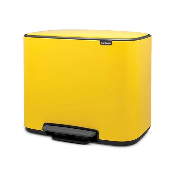 Мусорный бак c педалью Pedal Bin Bo, 36л, желтая маргаритка, Brabantia, 121425 - изобр. 8