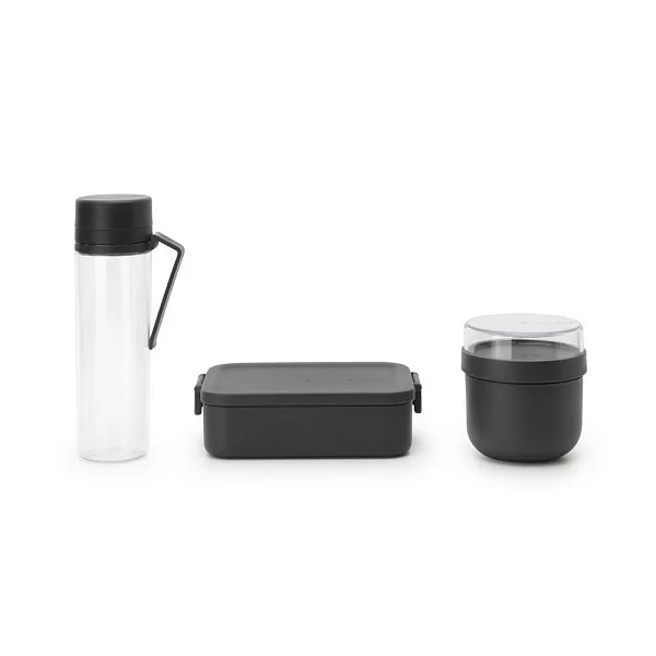 Набор для завтрака и обеда Make & Take, тёмно-серый, пластик, Brabantia, 206740 - изобр. 7