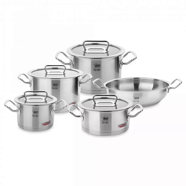 Набор посуды из нержавеющей стали Gourmet Plus, 5 предметов, ELO, Германия, 40995 - изобр. 7