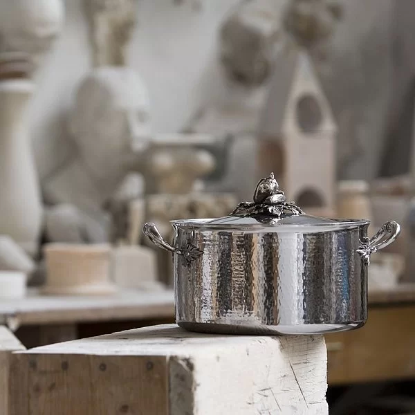 Кастрюля с декорированной крышкой Opus Prima, объем 8л, нержавеющая сталь, Ruffoni, D26 Ruffoni - изобр. 11