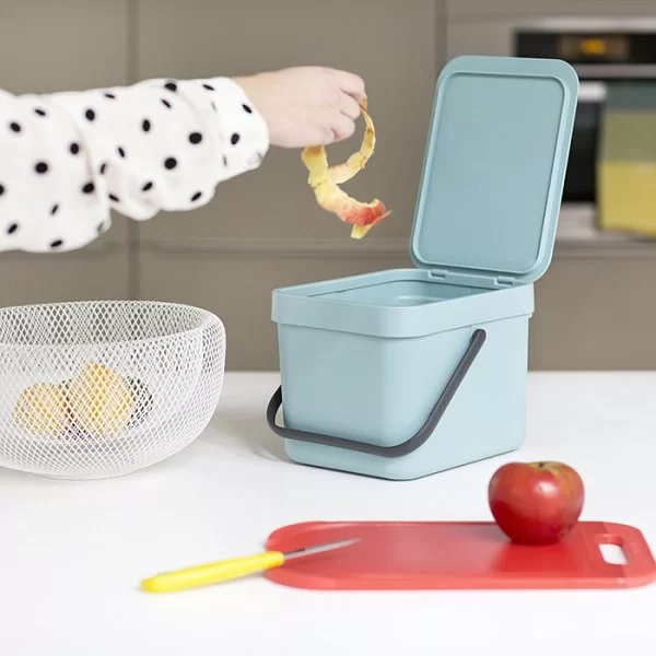 Мусорное ведро Sort & Go встраиваемое, 6л, мятный, Brabantia, 109645 - изобр. 14