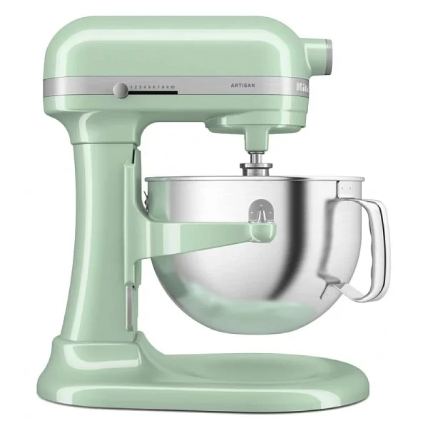 Миксер планетарный Artisan 5,6 л, цвет фисташковый, Kitchen Aid, США, 5KSM60SPXEPT - изобр. 7