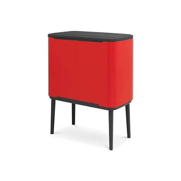 Мусорный бак 3 секции 3x11л, пламенно-красный, Brabantia, 316005 - изобр. 8