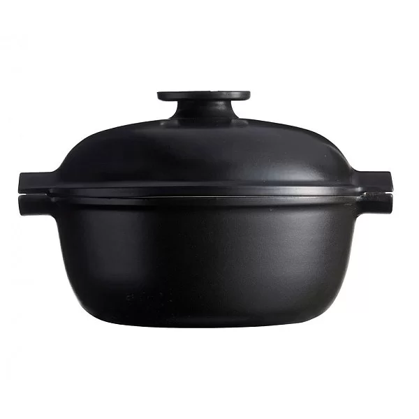 Кастрюля керамическая Delight 4 л индукционная диаметр 26,5 см, цвет графит, Emile Henry, Франция, 776640 - изобр. 8