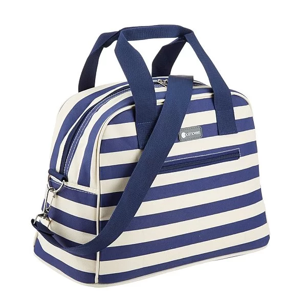 Термосумка 36x19x25 см, текстиль, цвет белый + синий, Kitchen Craft, Великобритания, CMSTRPBAG - изобр. 7