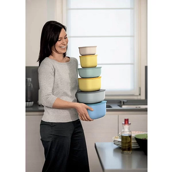 Контейнер для хранения Store&More объем 1,9 л, материал полипропилен, цвет серый, Guzzini, Италия, 170704177 - изобр. 9