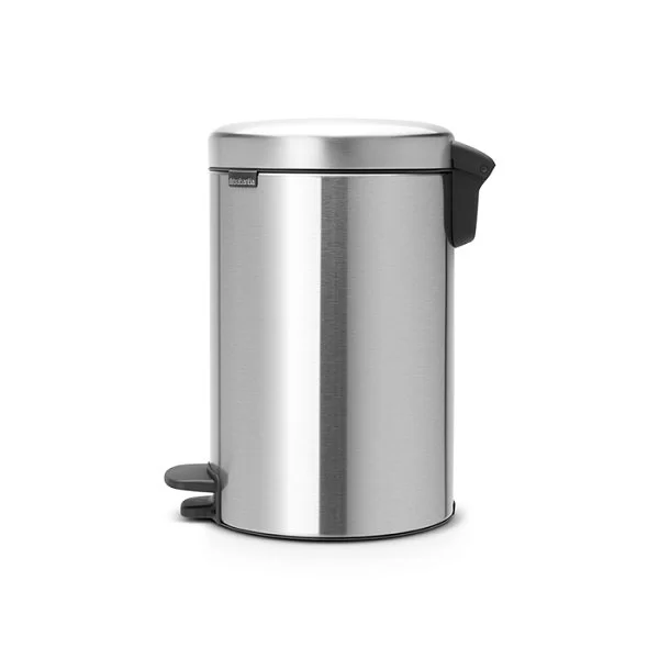 Мусорный бак с педалью NewIcon, 12л, стальной матовый, Brabantia, 113604 - изобр. 8