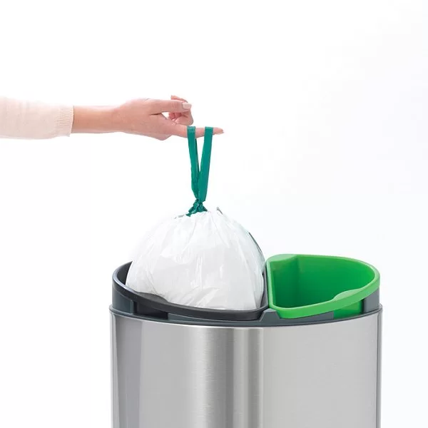 Мусорный бак 2 секции Touch Bin New, 10+23л, Brabantia, 100680 - изобр. 10