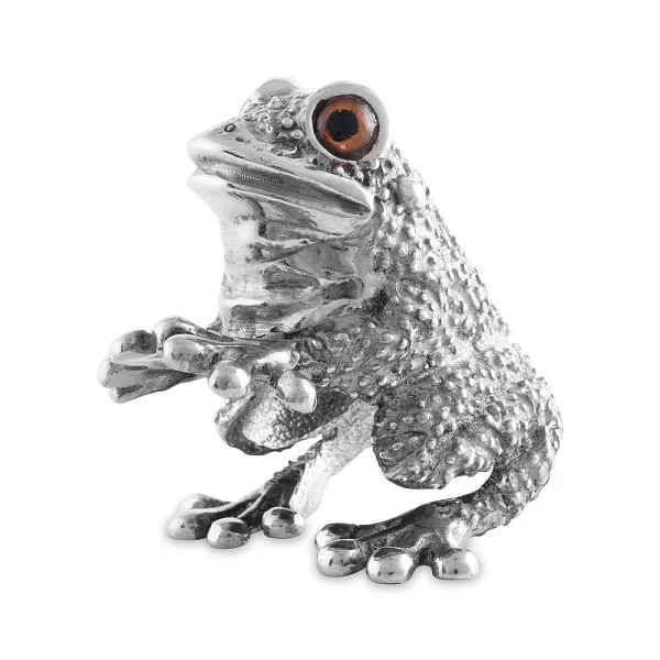 Кольцо для салфеток "Лягушка", высота 6 см, олово, Vagabond House, США, VAG-G115TD - изобр. 7