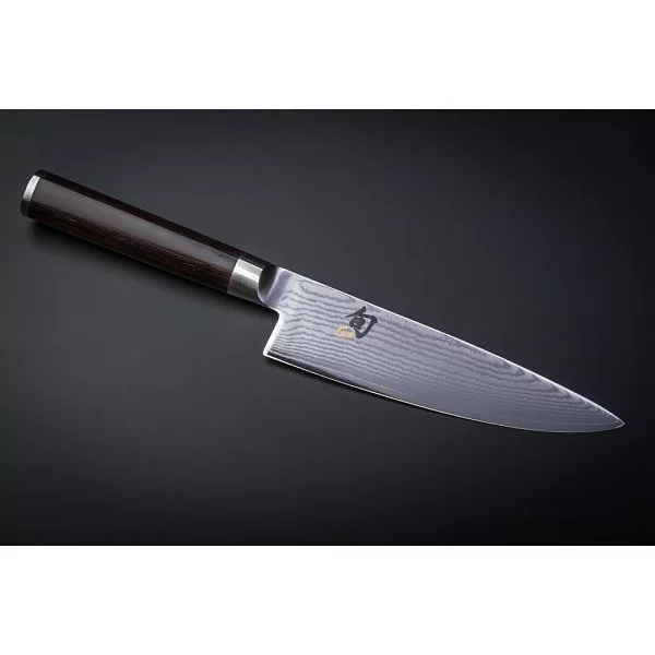 Нож кухонный поварской Shun Classic длина лезвия 15 см, сталь VG-10 в обкладках из дамаска, Kai, Япония, DM-0723 - изобр. 9