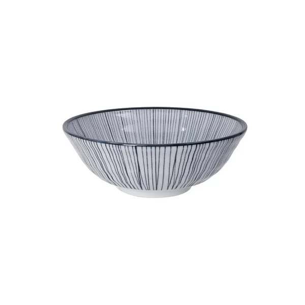 Чаша Nippon 21 см фарфор, цвет черно-белый, Tokyo Design, Япония, 16053 - изобр. 7