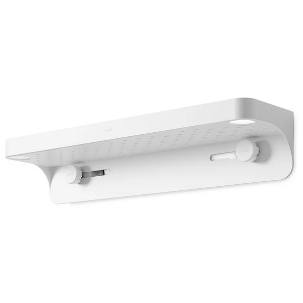 Полочка для душа Flex прямоугольная 42x12x9 см, материал пластик ABS, цвет белый, Umbra, Канада, 1013862-660 - изобр. 8