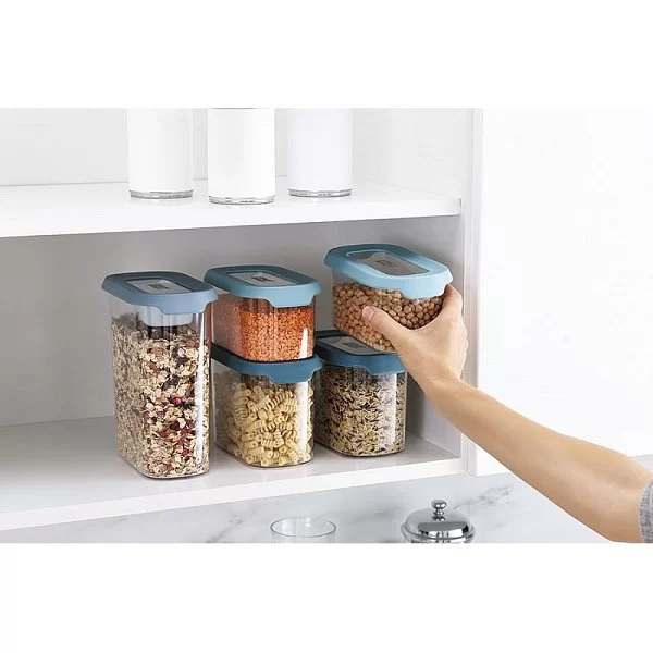 Набор из 5-ти контейнеров для хранения CupboardStore 8,5х21х31 см, полистирол, цвет опал, Joseph Joseph, Великобритания, 81113 - изобр. 8