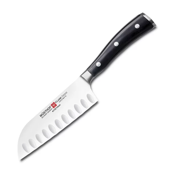 Нож японский шеф Classic Ikon, 14см, черный, Wusthof, 4172 - изобр. 7