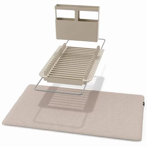 Коврик для сушки посуды Udry, 57х51 см, цвет бежевый, Umbra, Канада, 1016883-1189 - изобр. 9