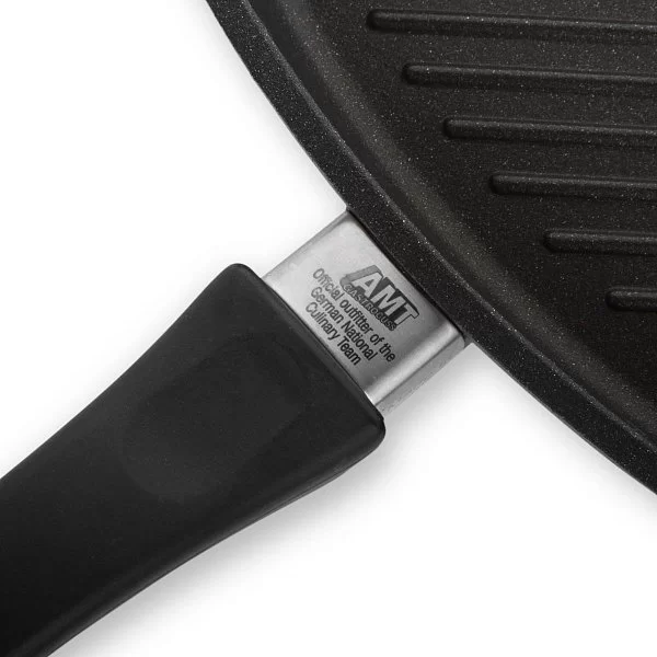 Сковорода-гриль с антипригарным покрытием 28x28см, фиксированная ручка, AMT Gastroguss, AMT E285G FIX - изобр. 8