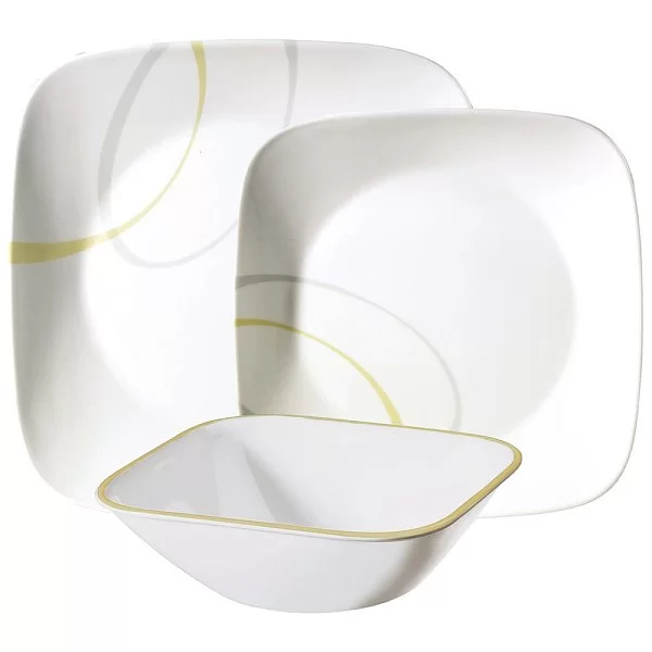 Набор посуды 12 предметов Modern Lines на 4 персоны, стекло, Corelle, 1118162 - изобр. 7