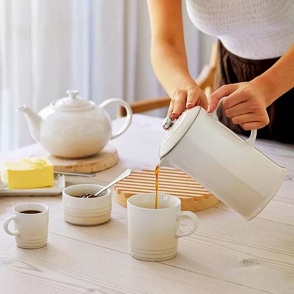 Кружка для капучино 200 мл, материал керамика, цвет бежевый, Le Creuset, Франция, 70303207160099 - изобр. 10