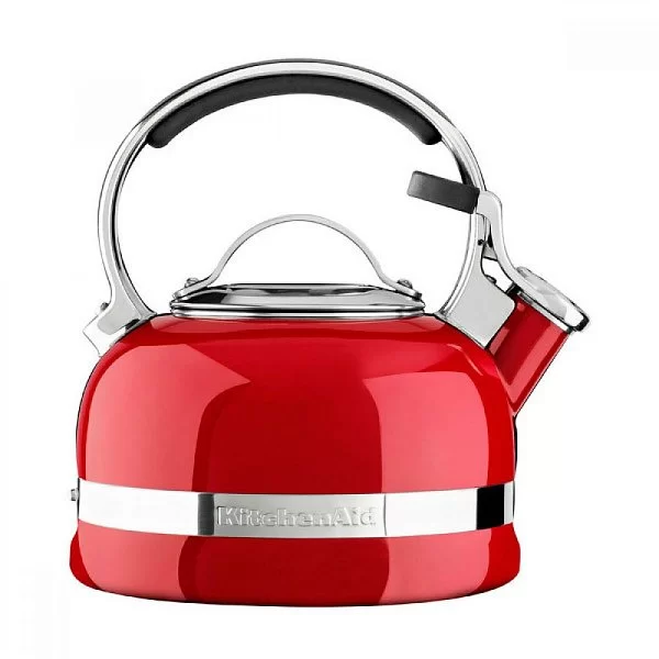 Чайник наплитный 1,9 л, со свистком, красный, Kitchen Aid, KTEN20SBER - изобр. 7