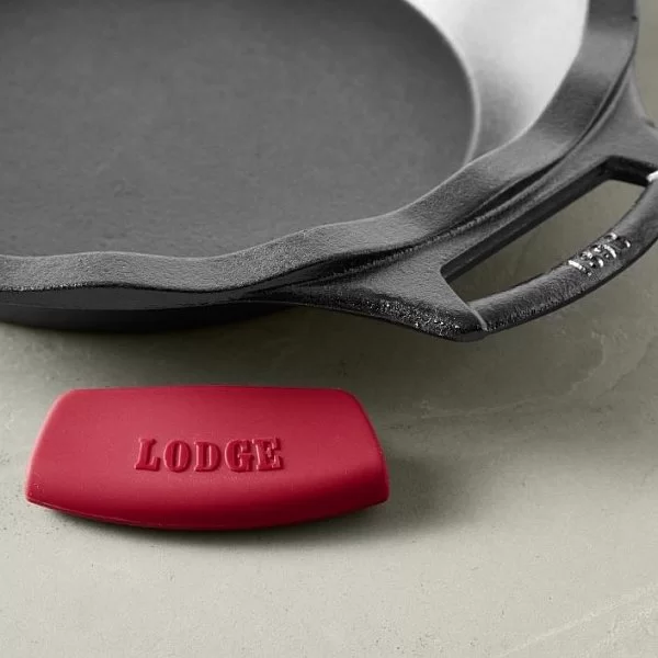 Форма для пирога с силиконовыми прихватами, диаметр 23 см, чугун, Lodge, США, BW9PIEA1 - изобр. 9