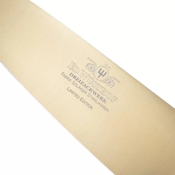 Нож кухонный &quot;Шеф&quot; 20 см Limited Edition высокоуглеродистая сталь, Wusthof, 4585/20gold - изобр. 9