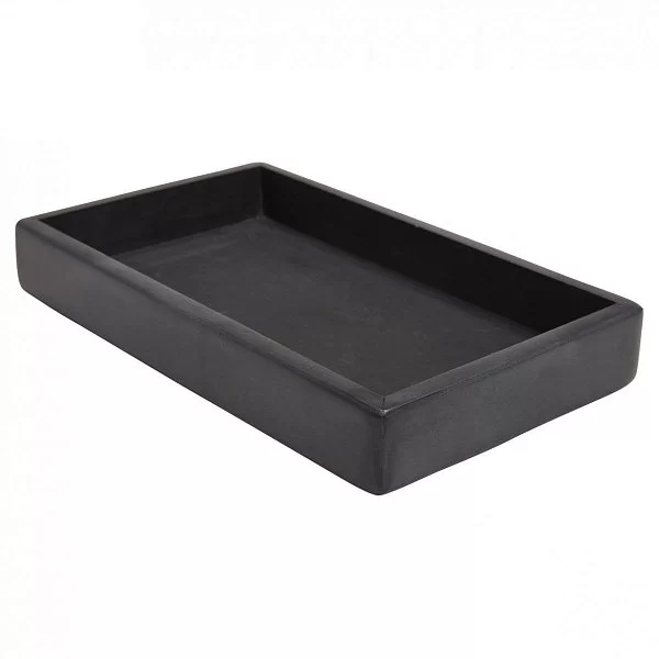 Подставка для предметов Noir 28x16,5x4,6 см, материал аргиллит, Kassatex, США, ANO-TR-BK - изобр. 7