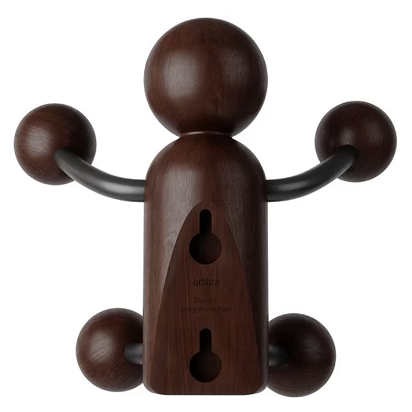Вешалка Woody, цвет коричневый, каучуковое дерево, Umbra, Канада, 1016844-048 - изобр. 10