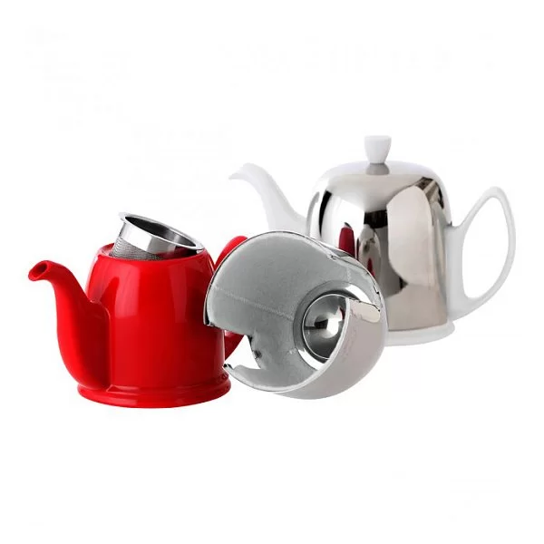 Чайник заварочный Salam White на 4 чашки без крышки объем 700 мл, фарфор, цвет белый, Guy Degrenne, Франция, 189947 - изобр. 8