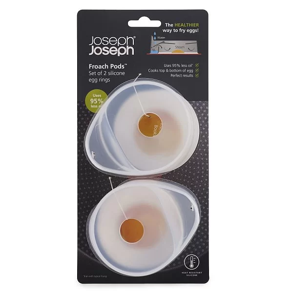 Набор форм для приготовления яичницы Froach Pods 2 шт, материал силикон, Joseph Joseph, Великобритания, 20120 - изобр. 15