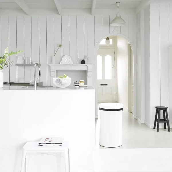 Мусорный бак Push Bin 60л, белый, Brabantia, 484544 - изобр. 10