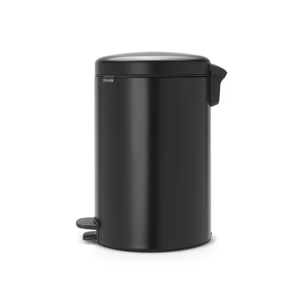 Мусорный бак с педалью NewIcon, 20л, черный матовый, Brabantia, 114106 - изобр. 8