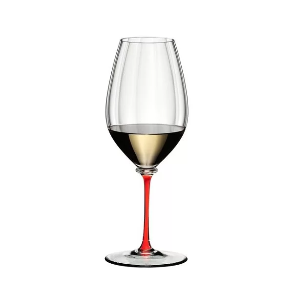 Бокал Fatto a mano Performance Riesling 623 мл, хрусталь, красная ножка, ручная работа, Riedel, Австрия, 4884/15R - изобр. 7