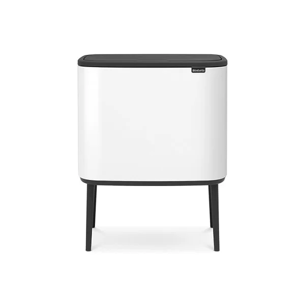 Мусорный бак 3 секции 3x11л, белый, Brabantia, 313523 - изобр. 7