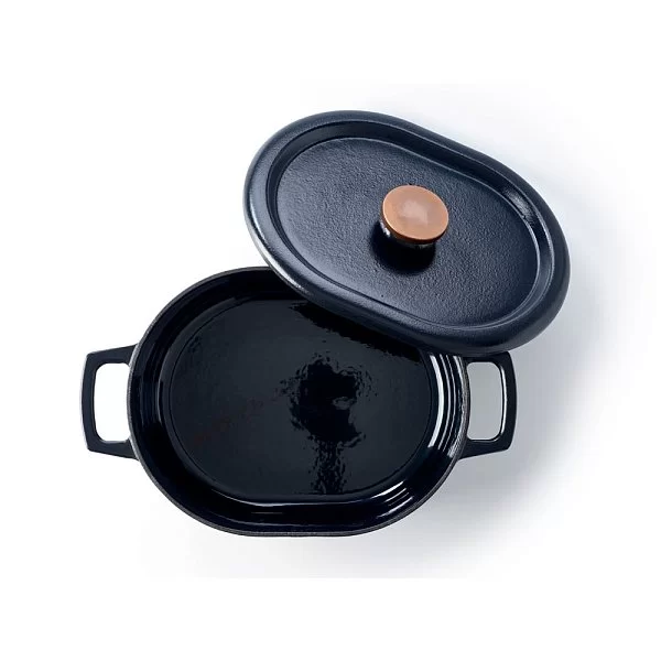 Кастрюля с крышкой Nori 5,5 л, 40х24,5 см, материал чугун, цвет синий, BEKA, Бельгия, 15141314 - изобр. 9