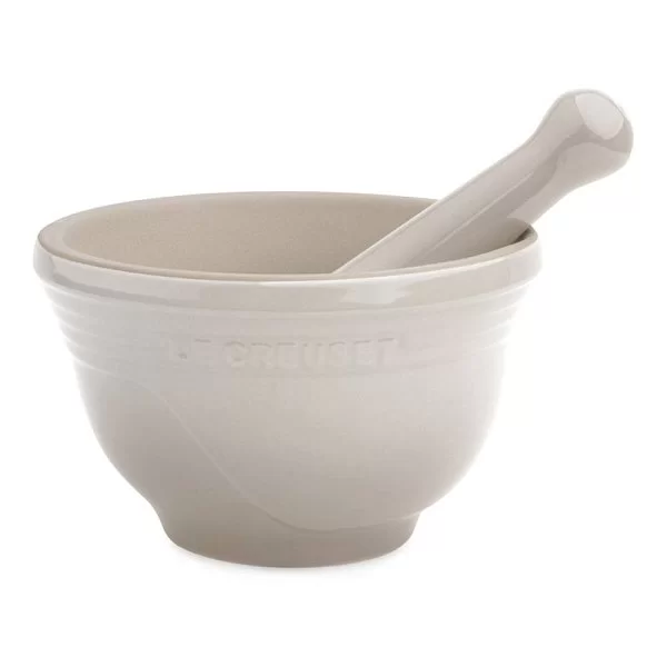 Ступка с пестиком 300 мл, материал керамика, цвет кремовый, Le Creuset, Франция, 91003400810000 - изобр. 7