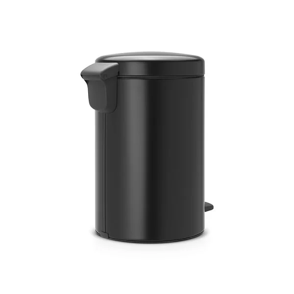Мусорный бак с педалью NewIcon, 12л, черный матовый, Brabantia, 113741 - изобр. 9