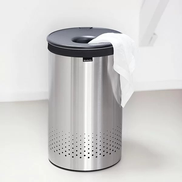 Бак для белья 60л, стальной матовый, Brabantia, 105166 - изобр. 10