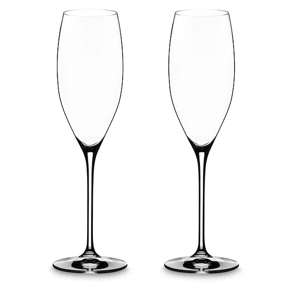 Набор бокалов для шампанского Cuvee Prestige 230 мл, хрусталь, 2 шт, Vinum, Riedel, 6416/48 - изобр. 7