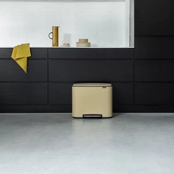 Мусорный бак 3 секции Pedal Bin Bo, 3x11л, цвет минерально-золотой, Brabantia, 121500 - изобр. 17