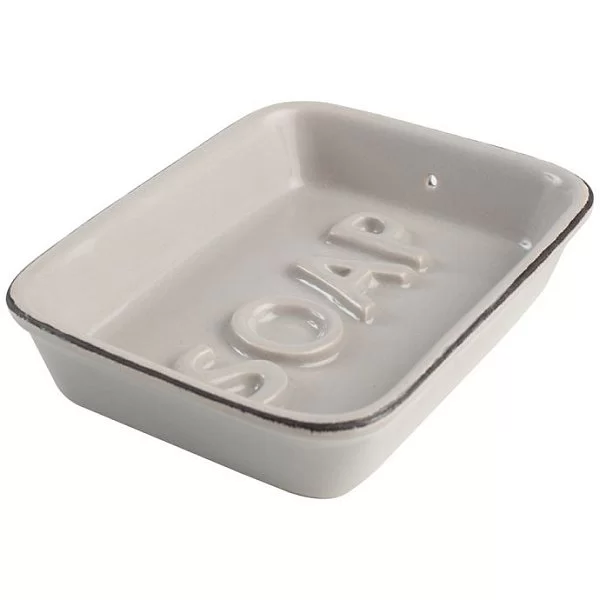 Мыльница Ocean Grey, 12,5x9,5x2,5 см, материал керамика, цвет серый, T&G, Великобритания, 18551 - изобр. 7