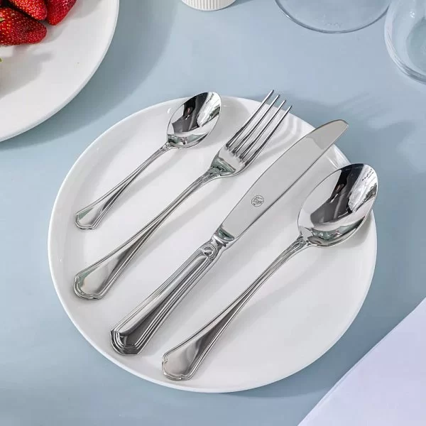 Набор столовых приборов на 6 персон Medici, 24 предмета, нержавеющая сталь, Broggi, Италия, 1100500D05 - изобр. 14
