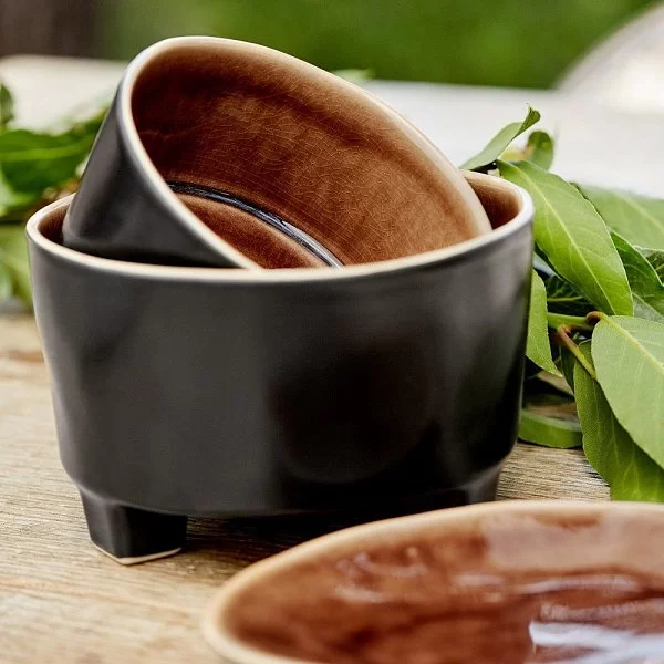 Чаша на ножках Riviera 14 см материал керамика, цвет коричневый, Costa Nova, Португалия, VES141-TER(VES141-01616G) - изобр. 8