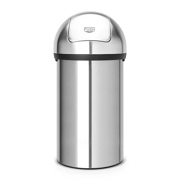 Мусорный бак Push Bin 60л, стальной матовый, Brabantia, 484520 - изобр. 7