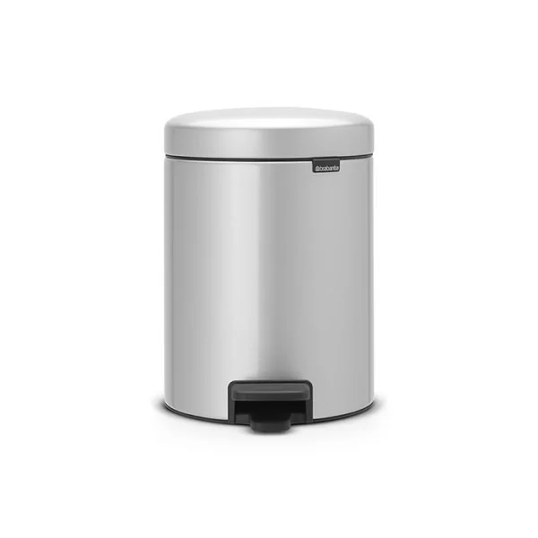 Мусорный бак с педалью NewIcon, 5л, серый металлик, Brabantia, 112904 - изобр. 7