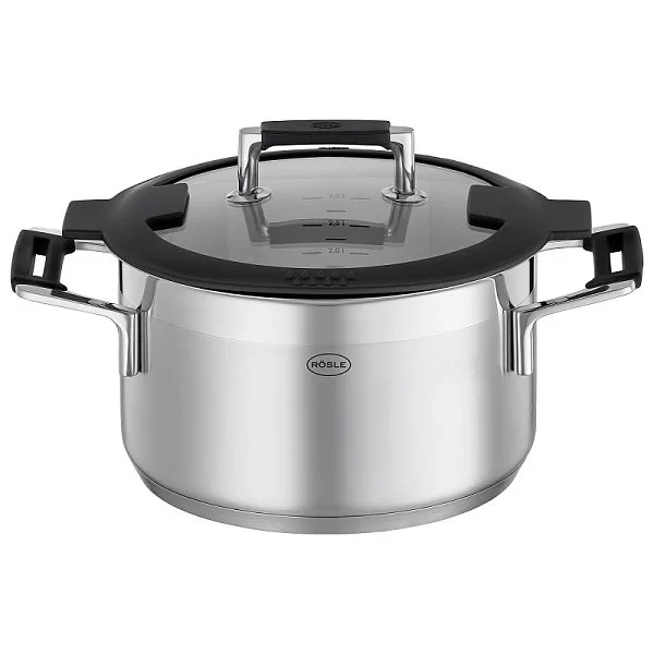Набор посуды Silence PRO, 4 предмета, нержавеющая сталь 18/10, Германия, 91965 Roesle - изобр. 9