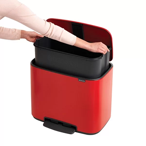 Мусорный бак c педалью Pedal Bin Bo, 36л, пламенно-красный, Brabantia, 121401 - изобр. 14