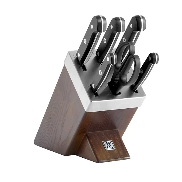 Набор кухонных ножей в подставке с заточкой Gourmet, 7 предметов, нержавеющая сталь, Zwilling J.A.Henckels, Германия, 36133-000 - изобр. 7