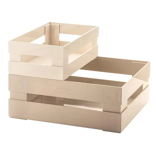 Ящик для хранения Tidy&Store 22,4x5,4x8,7 см, материал суперпластик, цвет бежевый, Guzzini, Италия, 169300190 - изобр. 10