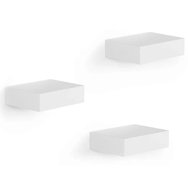 Полки настенные Showcase 3 шт, цвет белый, материал дерево, Umbra, Канада, 325560-660 - изобр. 7